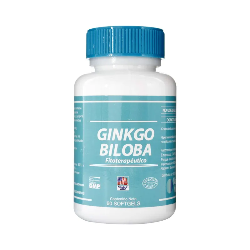 Ginkgo Biloba 80 mg 60 cápsulas