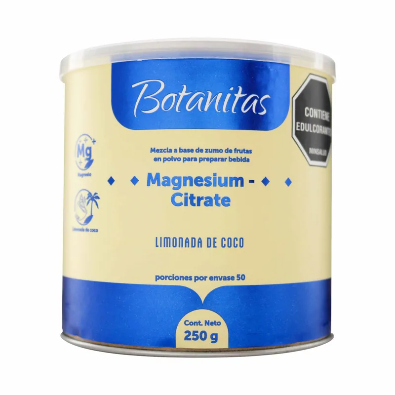 Magnesium Citrate limón Coco 250 g
