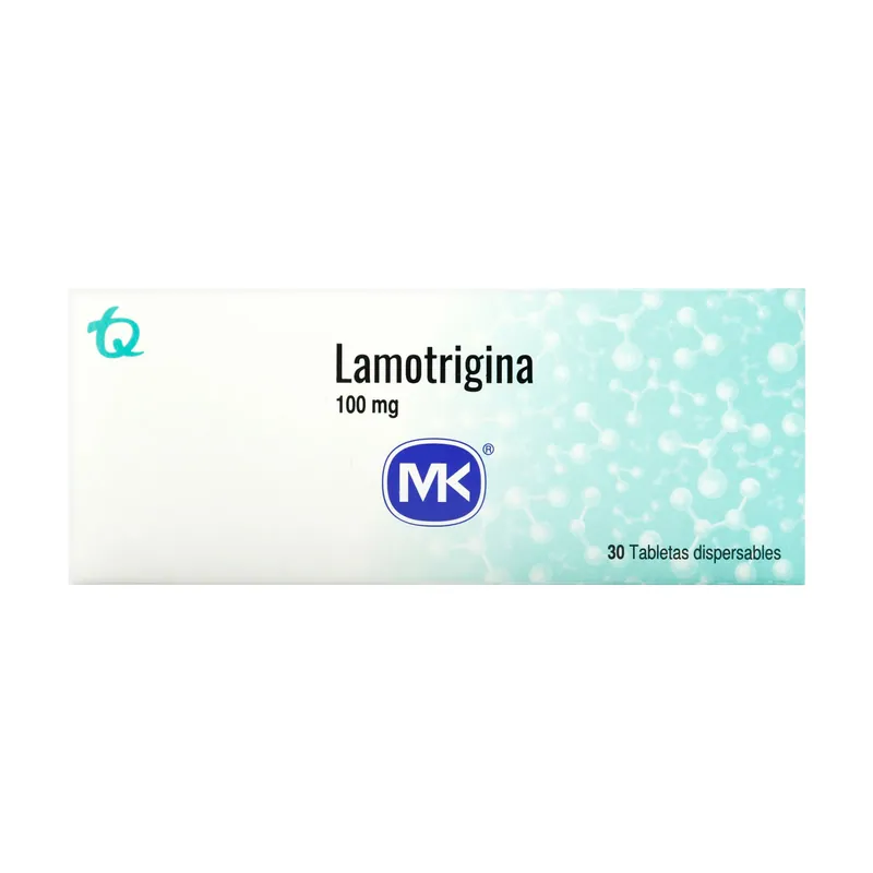 Lamotrigina 100 mg 30 tabletas