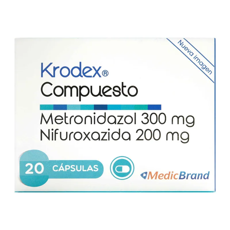 Krodex Compuesto 300 mg 20 cápsulas COA