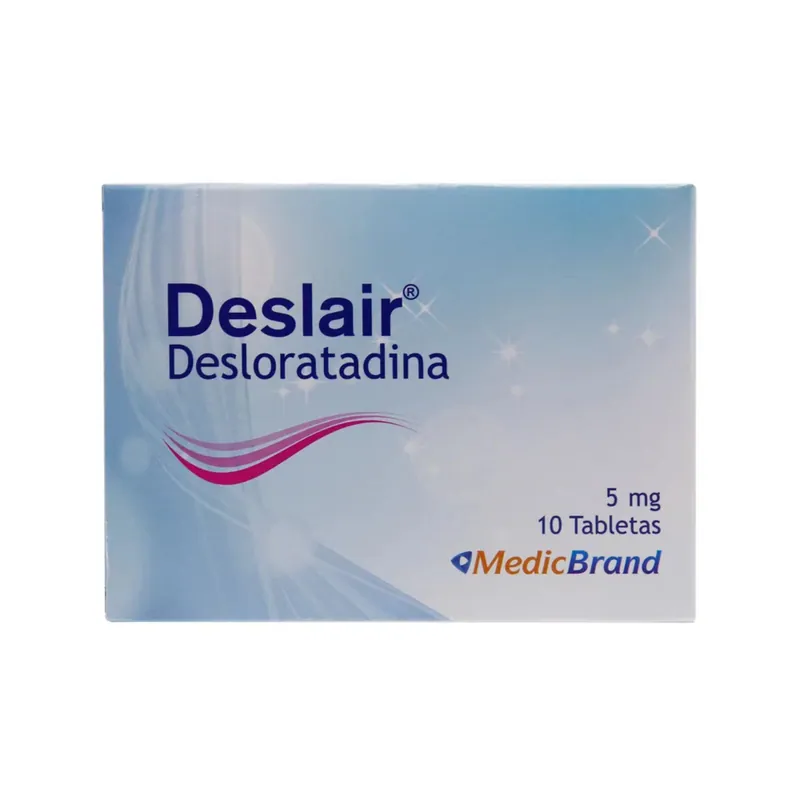 Deslair 5 mg Caja 10 tabletas