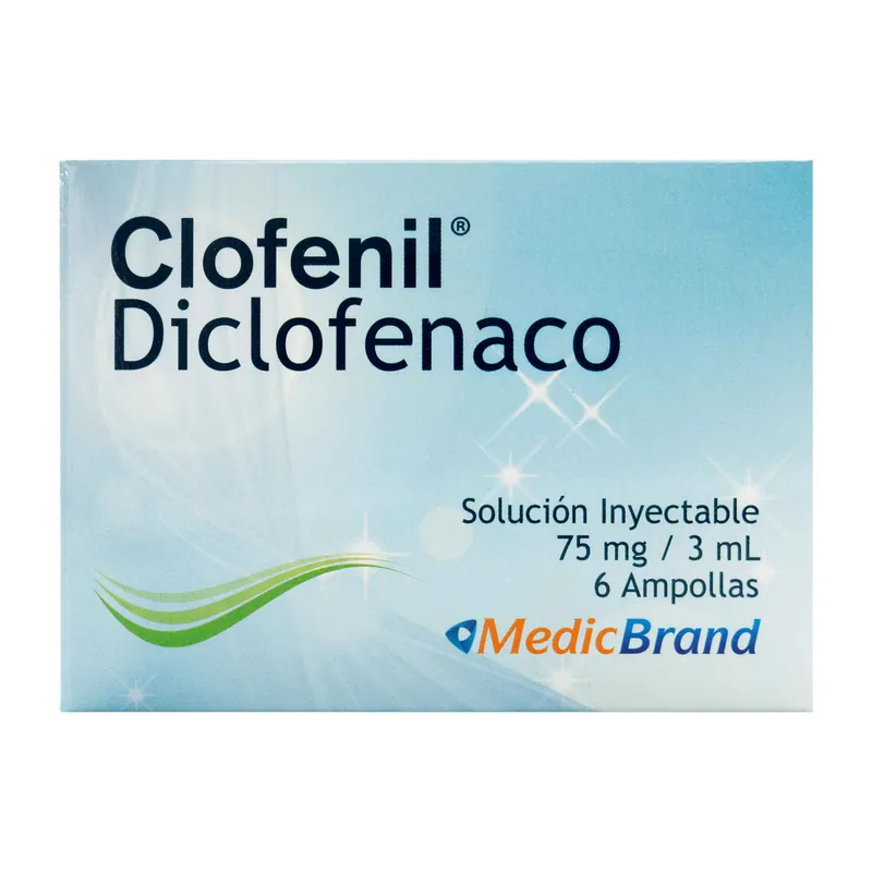 Clofenil 75 mg/3 mL Caja 6 ampollas COA