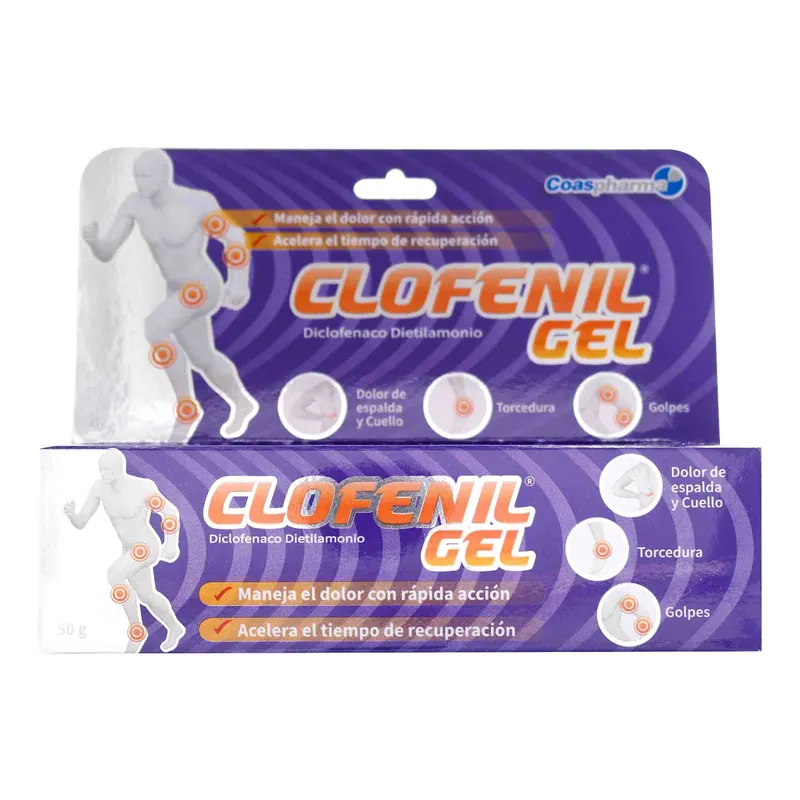 Clofenil Gel 50 Gramos COA