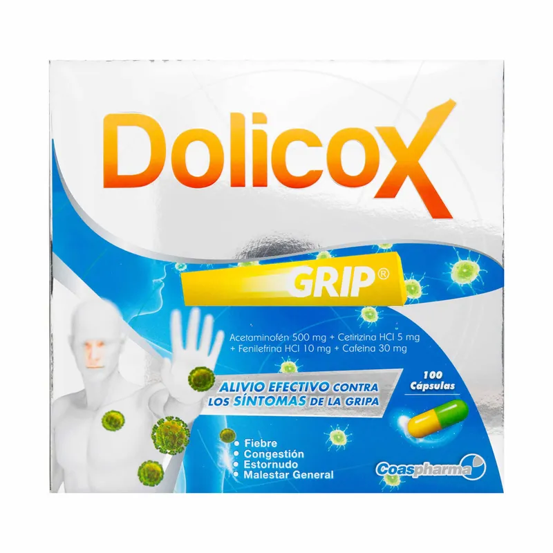 Dolicox Grip Caja 100 cápsulas COA