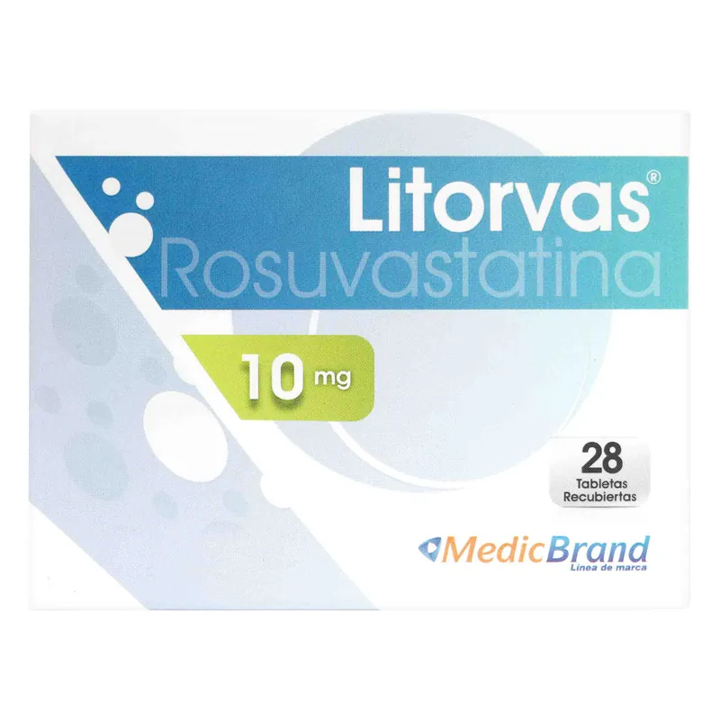 Litorvas 10 mg 28 tabletas COA
