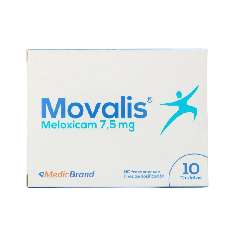 Movalis 7.5 mg 10 tabletas COA