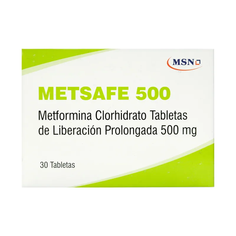 Metsafe 500 mg 30 tabletas