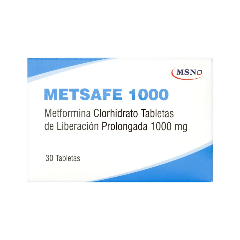 Metsafe 1000 mg 30 tabletas