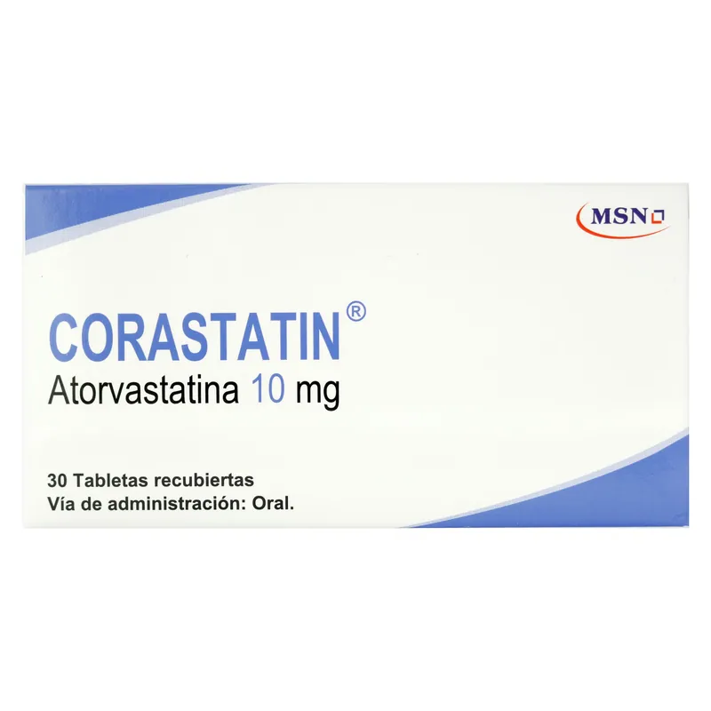 Corastatin 10 mg 30 tabletas