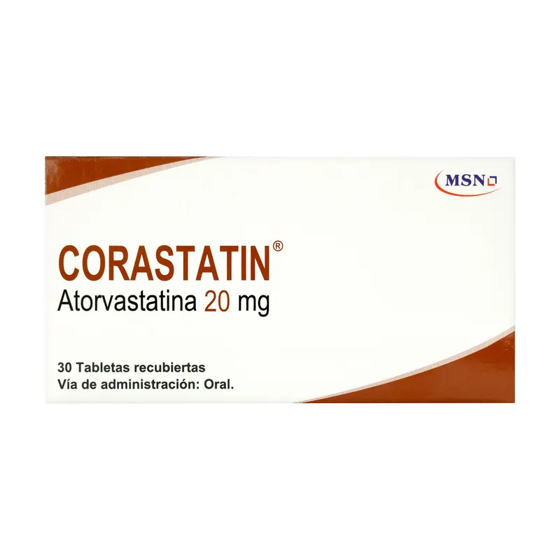 Corastatin 20 mg 30 tabletas