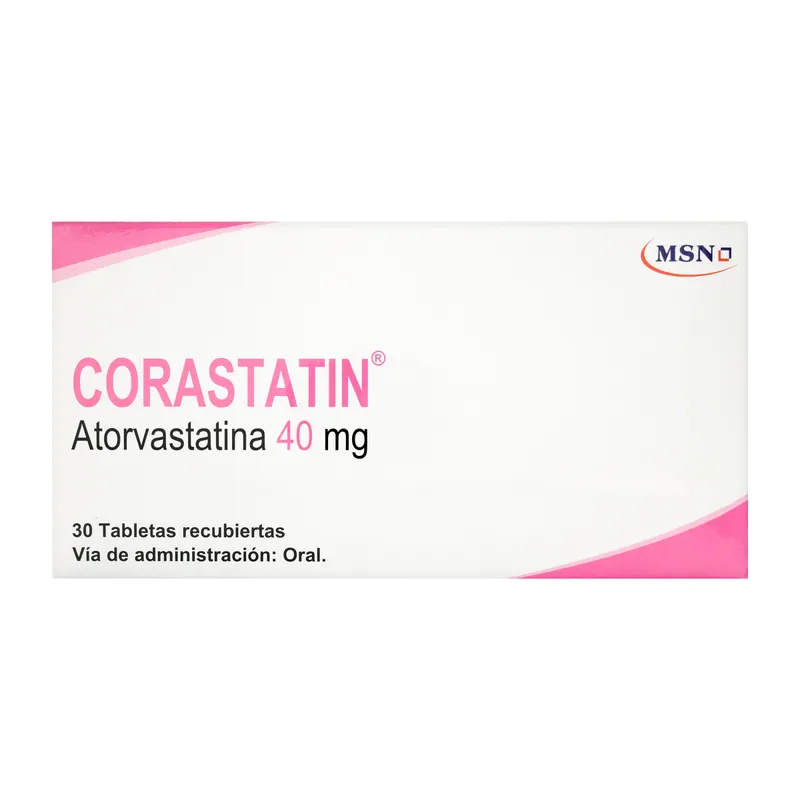 Corastatin 40 mg 30 tabletas