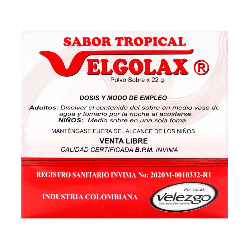 Velgolax Polvo Tropical 22 g