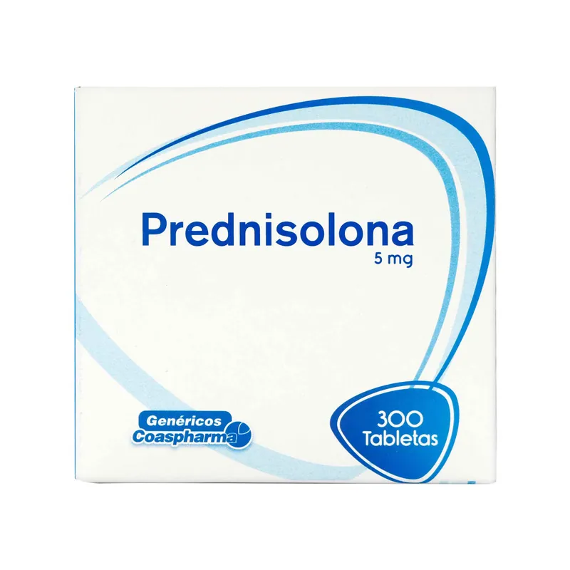 Prednisolona 5 mg 300 tabletas COA