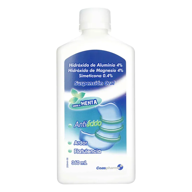 Hidróxido Aluminio+magne.+sime 360 mL COA
