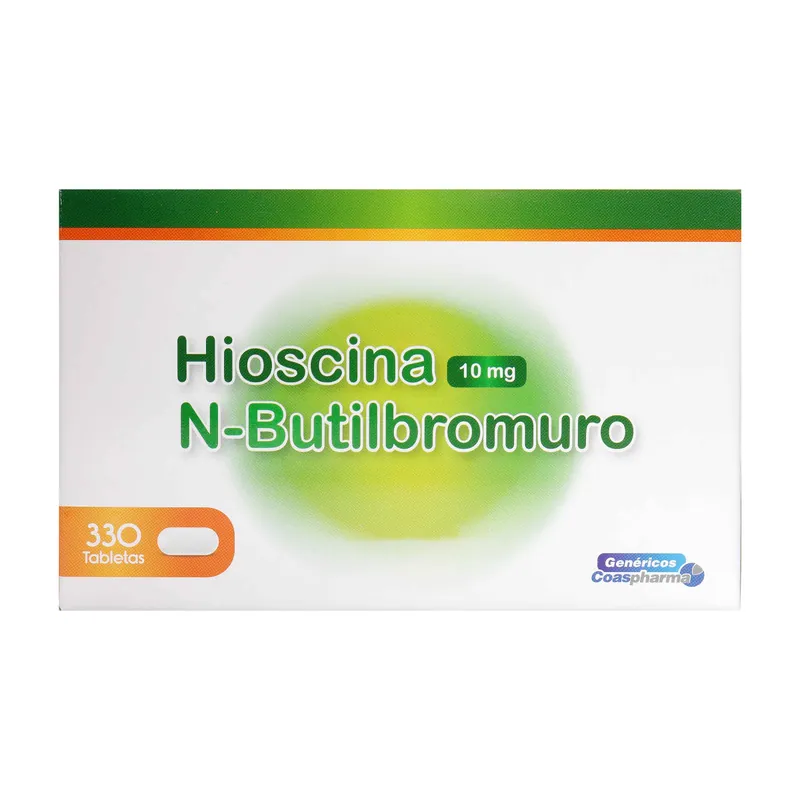Hioscina N-Butil Brom 10 mg 330 tabletas COA