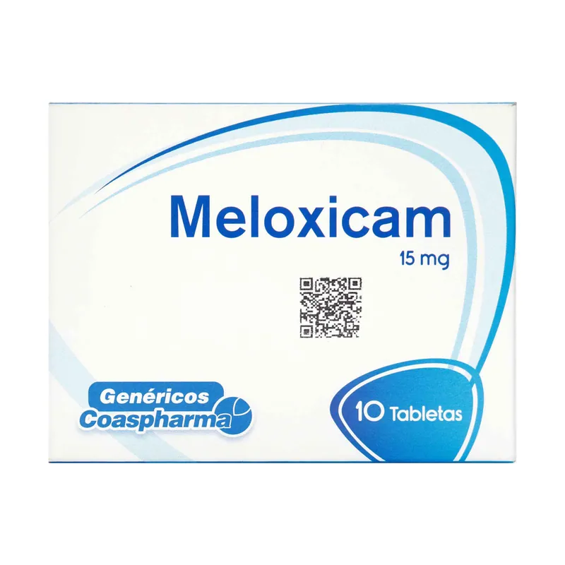 Meloxicam 15 mg 10 tabletas COA