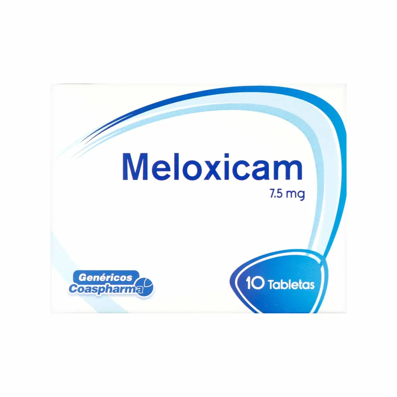 Meloxicam 7.5 mg 10 tabletas COA