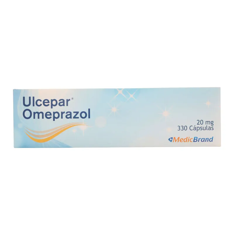 Ulcepar 20 mg 330 cápsulas COA