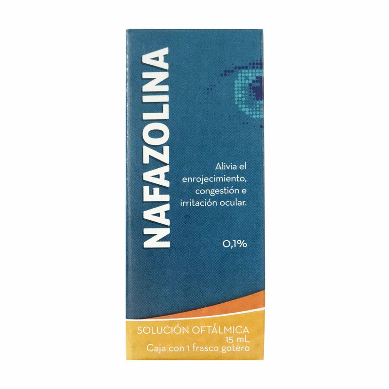 Nafazolina Hcl 0.1% solución oftálmica 15 mL