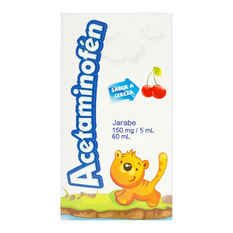 Acetaminofén 150 mg/5 mL jarabe 60 mL COA