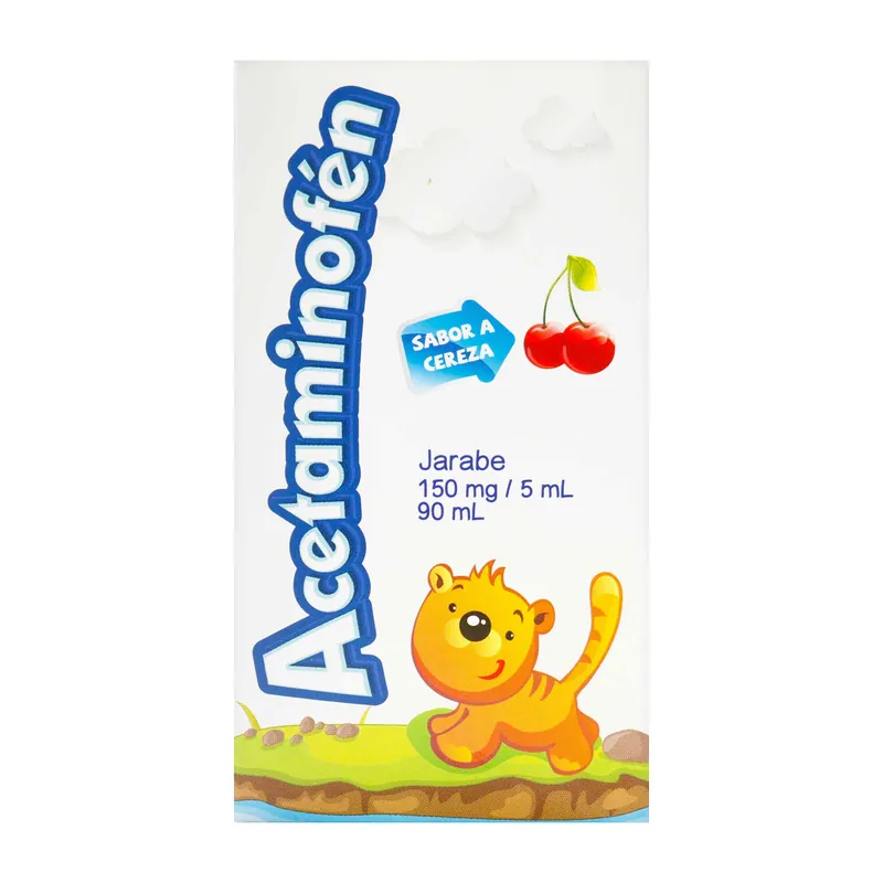 Acetaminofén 150 mg/5 mL jarabe 90 mL COA