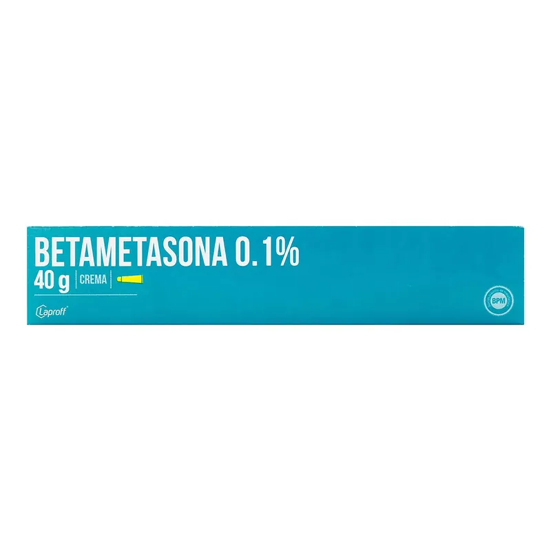 Betametasona 0.1% crema tabletas 40 g
