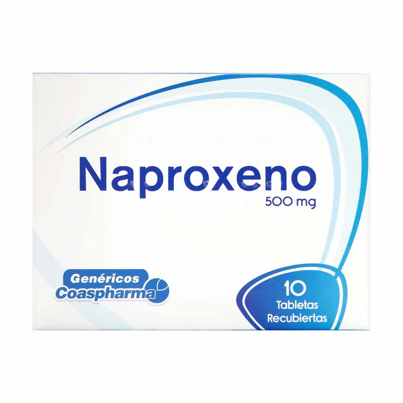 Naproxeno 500 mg 10 tabletas COA