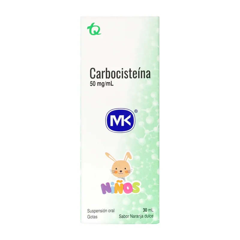 Carbocisteina 50 mg gotas 30 mL MK