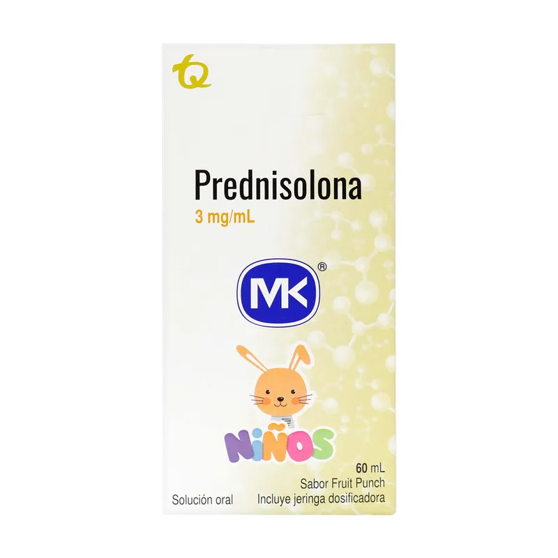 Prednisolona 3 mg/1 mL Sln 60 mL MK