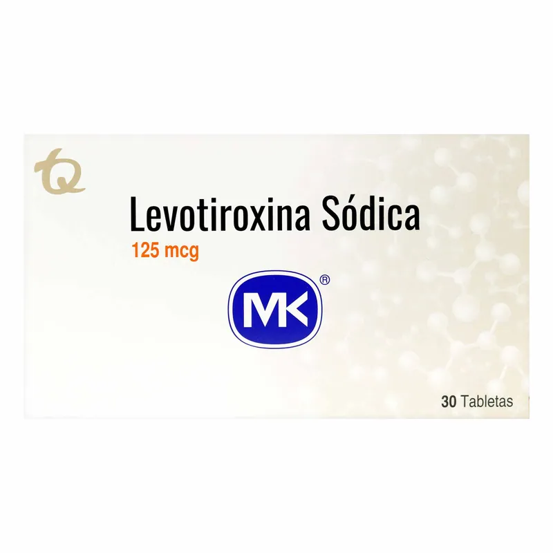 Levotiroxina 125 mcg 30 tabletas MK