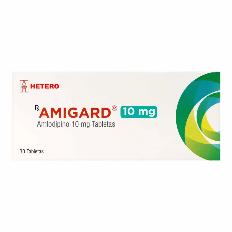 Amigard 10 mg 30 tabletas