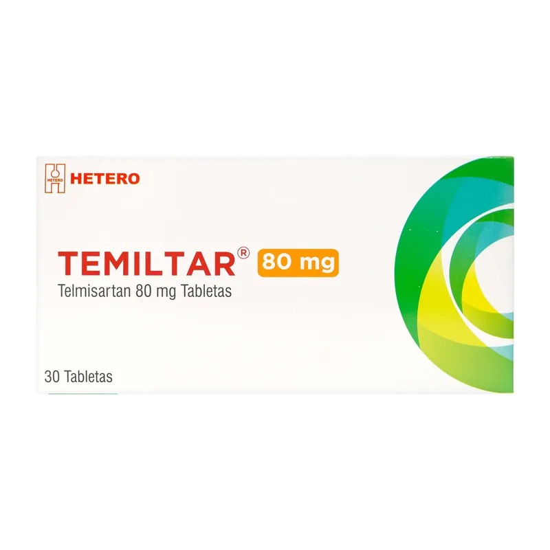 Temiltar 80 mg 30 tabletas