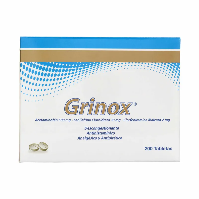 Grinox 200 tabletas ICOM