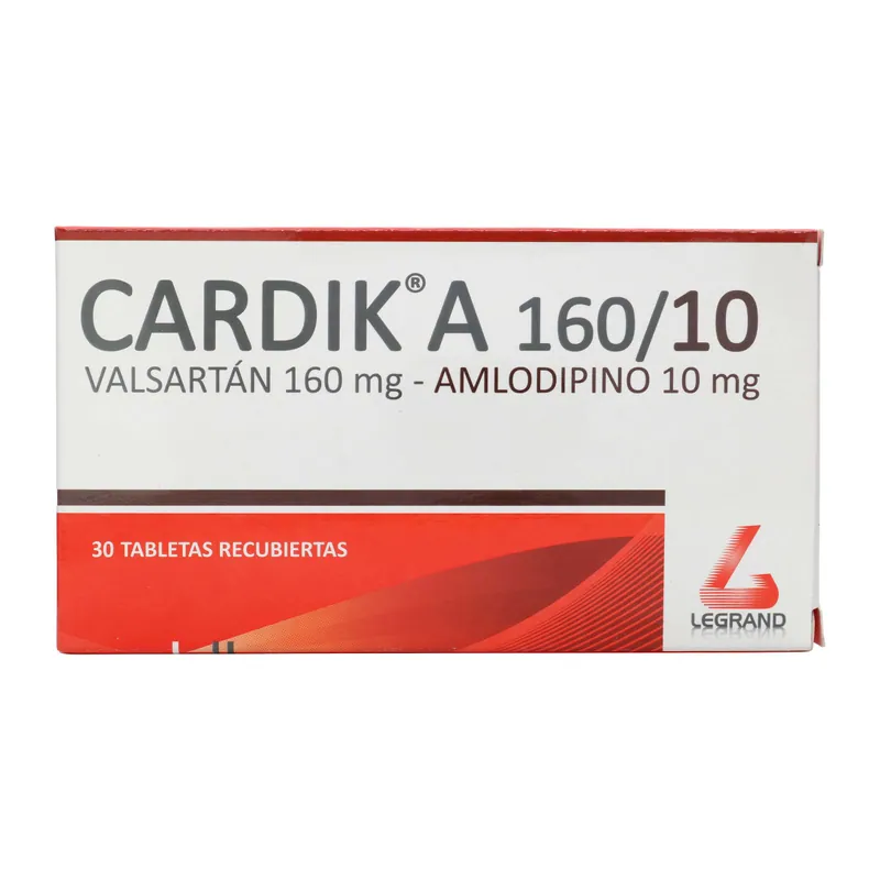 Cardik a 160 mg/10 mg 30 tabletas