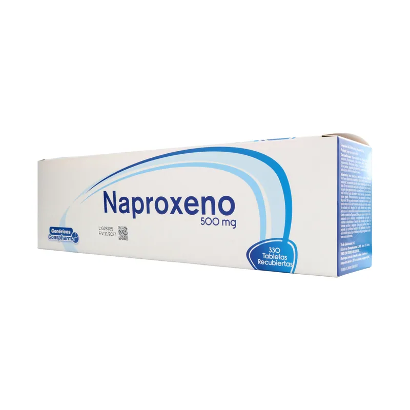 Naproxeno 500 mg 330 tabletas COA