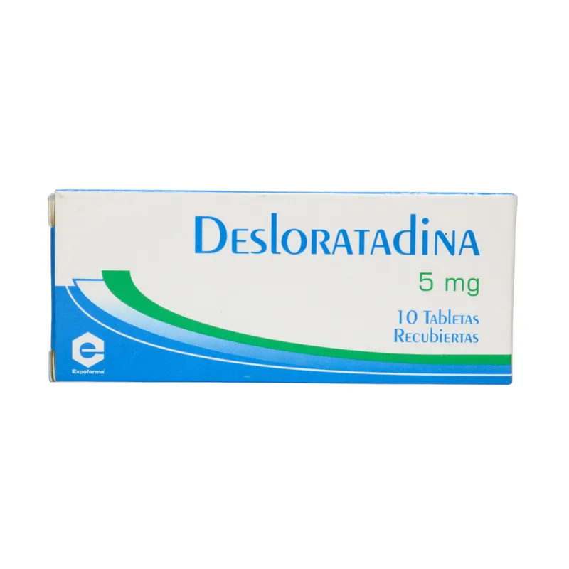 Desloratadina 5 mg 10 tabletas