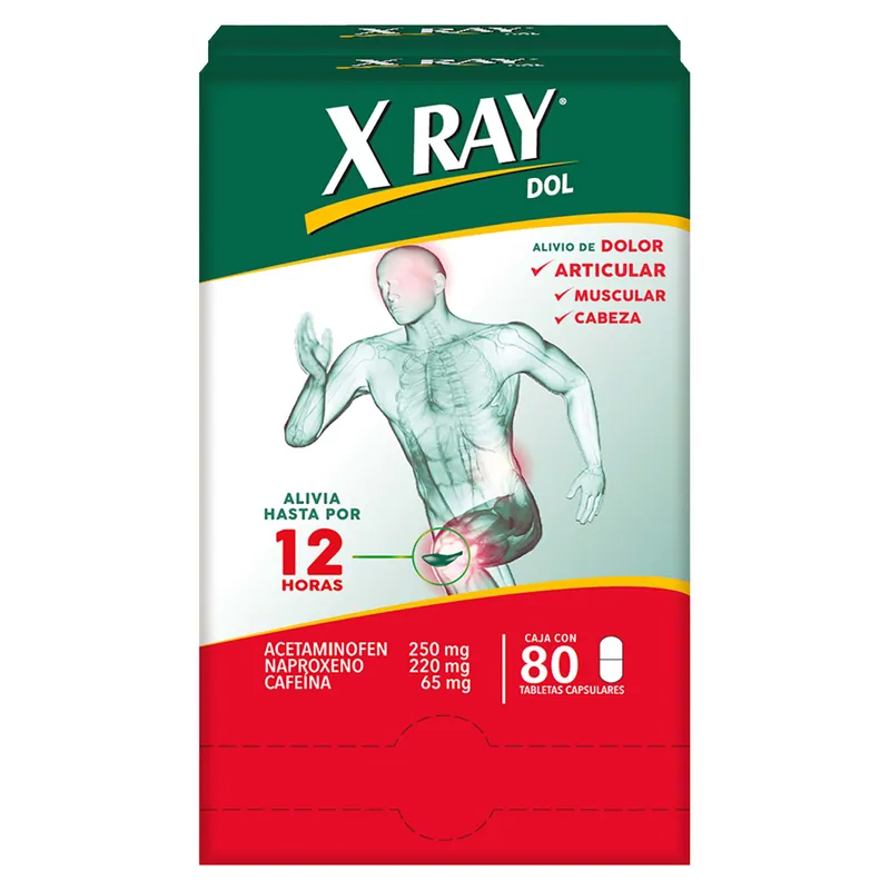 2x-ray Dol 80 tabletas