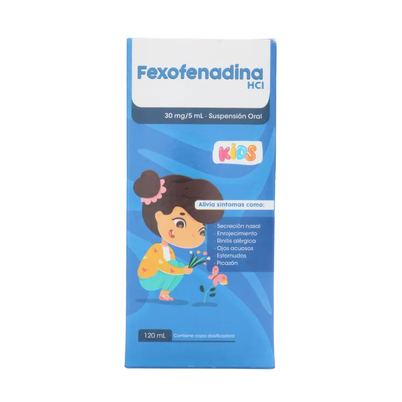 Fexofenadina Hcl 30 mg/5 mL 120 mL