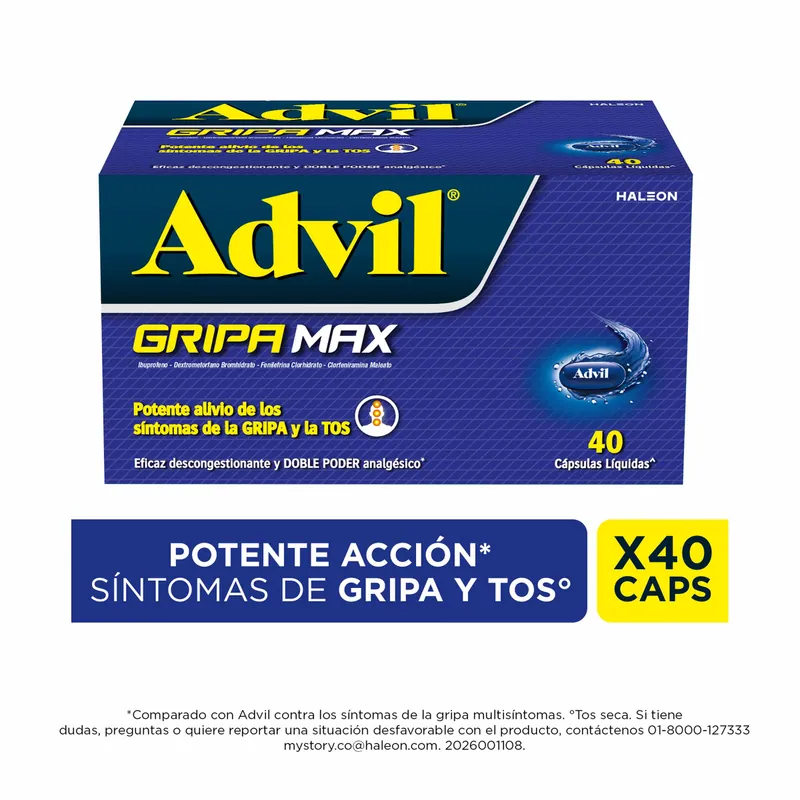 Advil Gripa Max 40 cápsulas
