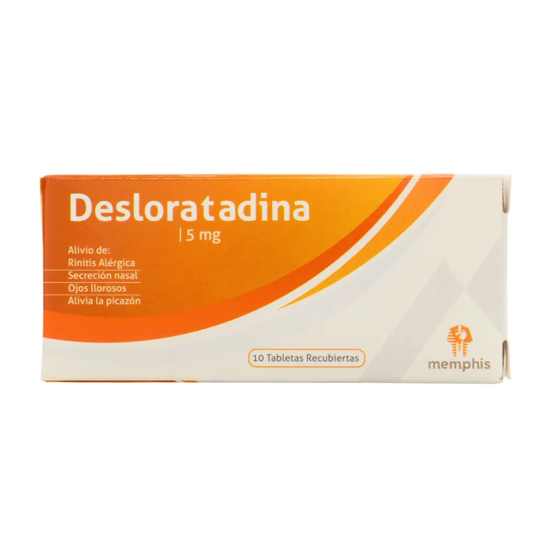 Desloratadina 5 mg 10 tabletas Recs