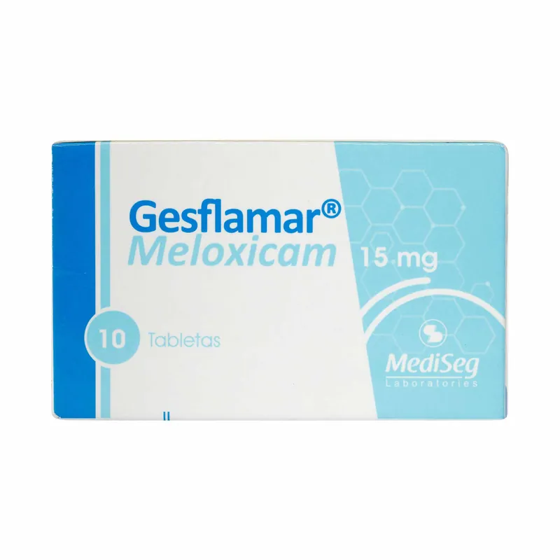 Gesflamar 15 mg 10 tabletas ICOM
