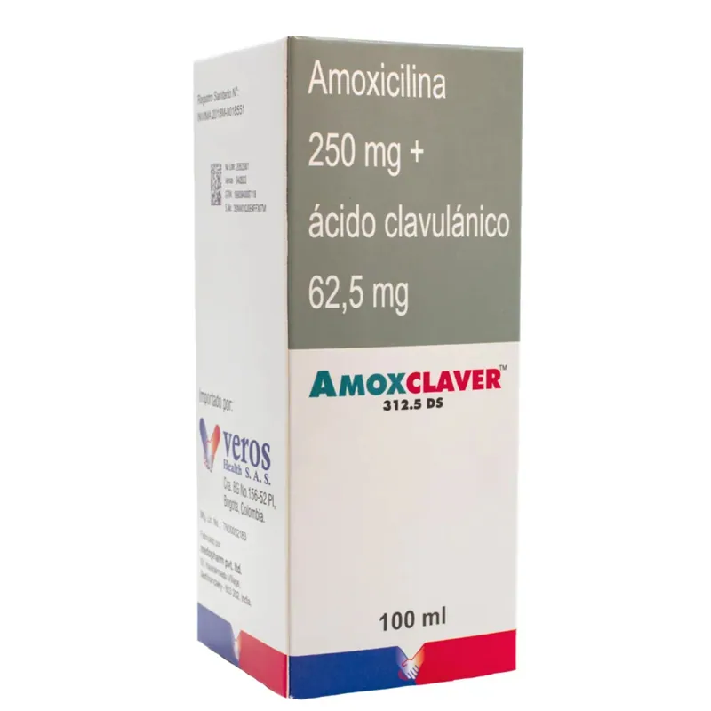 Amoxclaver suspensión Oral 100 mL COA