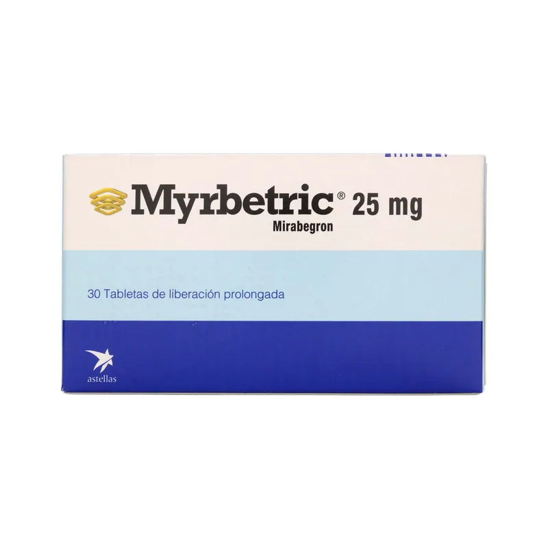 Myrbetric 25 mg 30 tabletas
