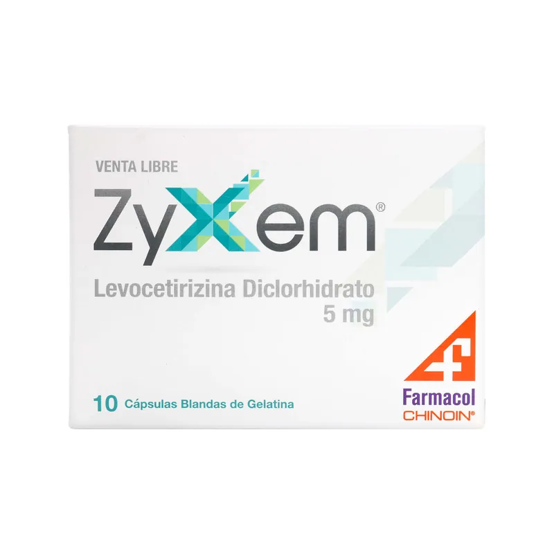 Zyxem 5 mg 10 cápsulas Blandas