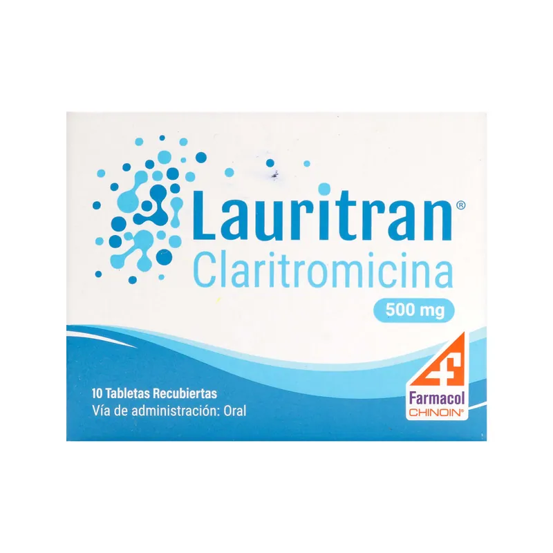 Lauritran 500 mg 10 tabletas
