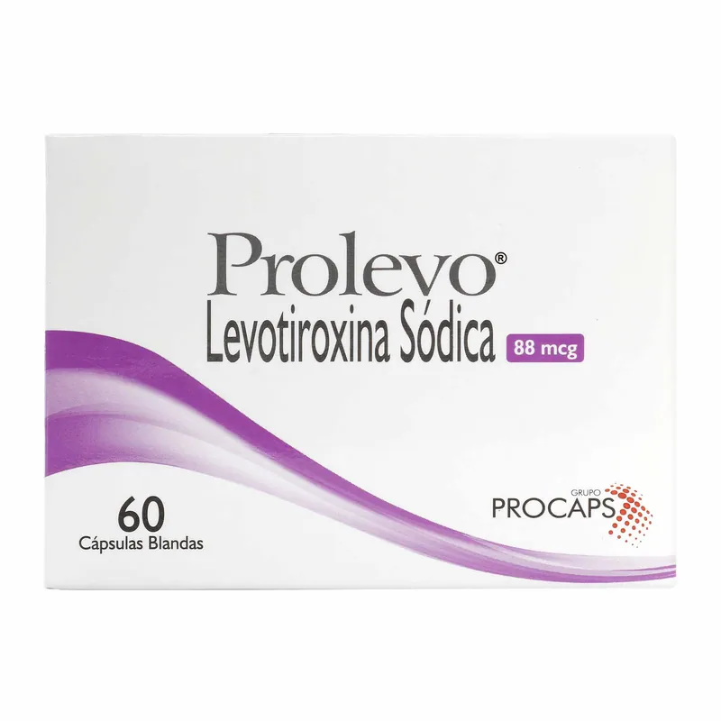 Prolevo 88 mcg 60 cápsulas Blandas