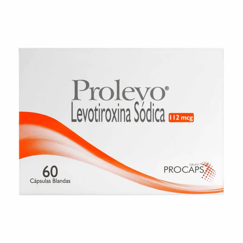 Prolevo 112 mcg 60 cápsulas Blandas