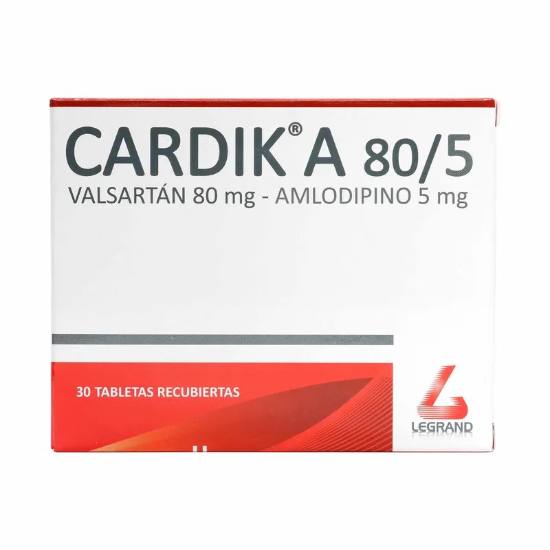 Cardik a 80 mg/5 mg 30 tabletas