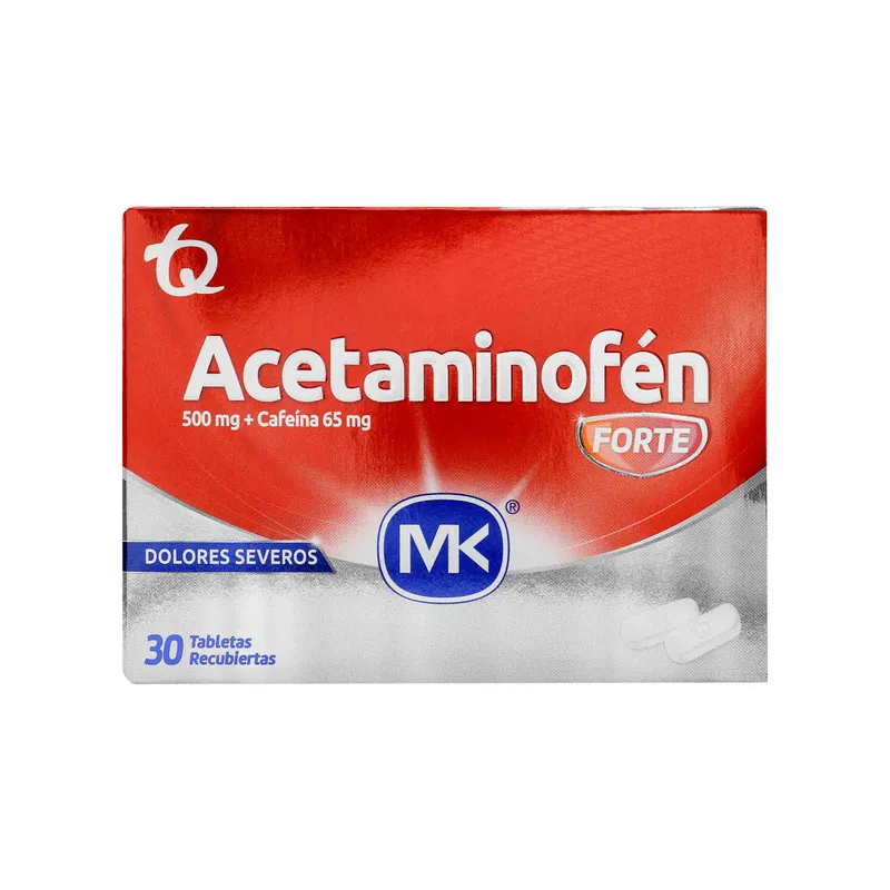 Acetaminofén For 500 Mg+caf 65 mg 30tabs