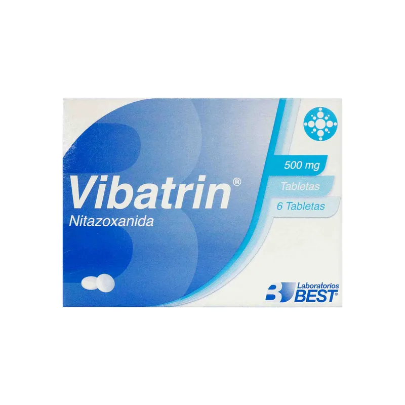 Vibatrin 500 mg 6 tabletas